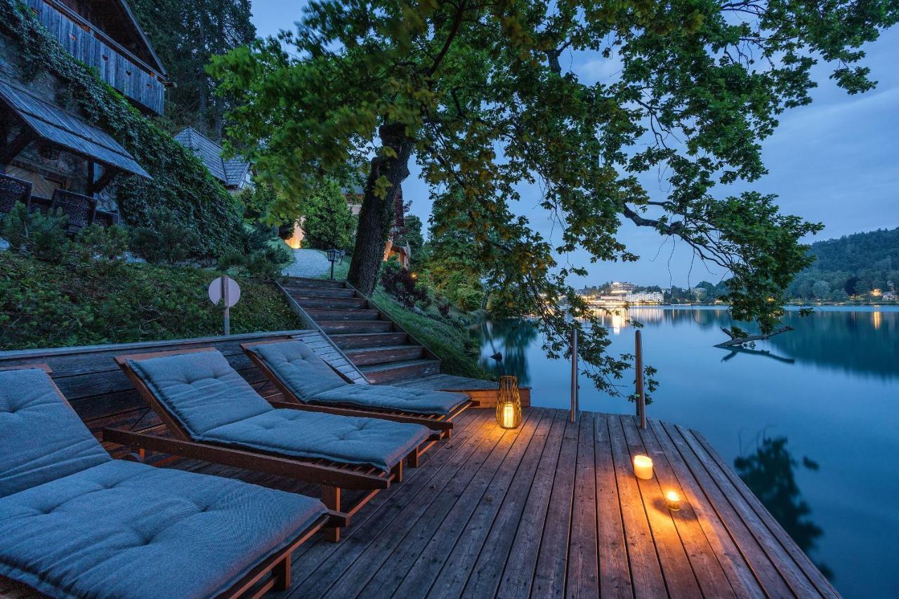 Private Beach House On Lake 블레드 외부 사진