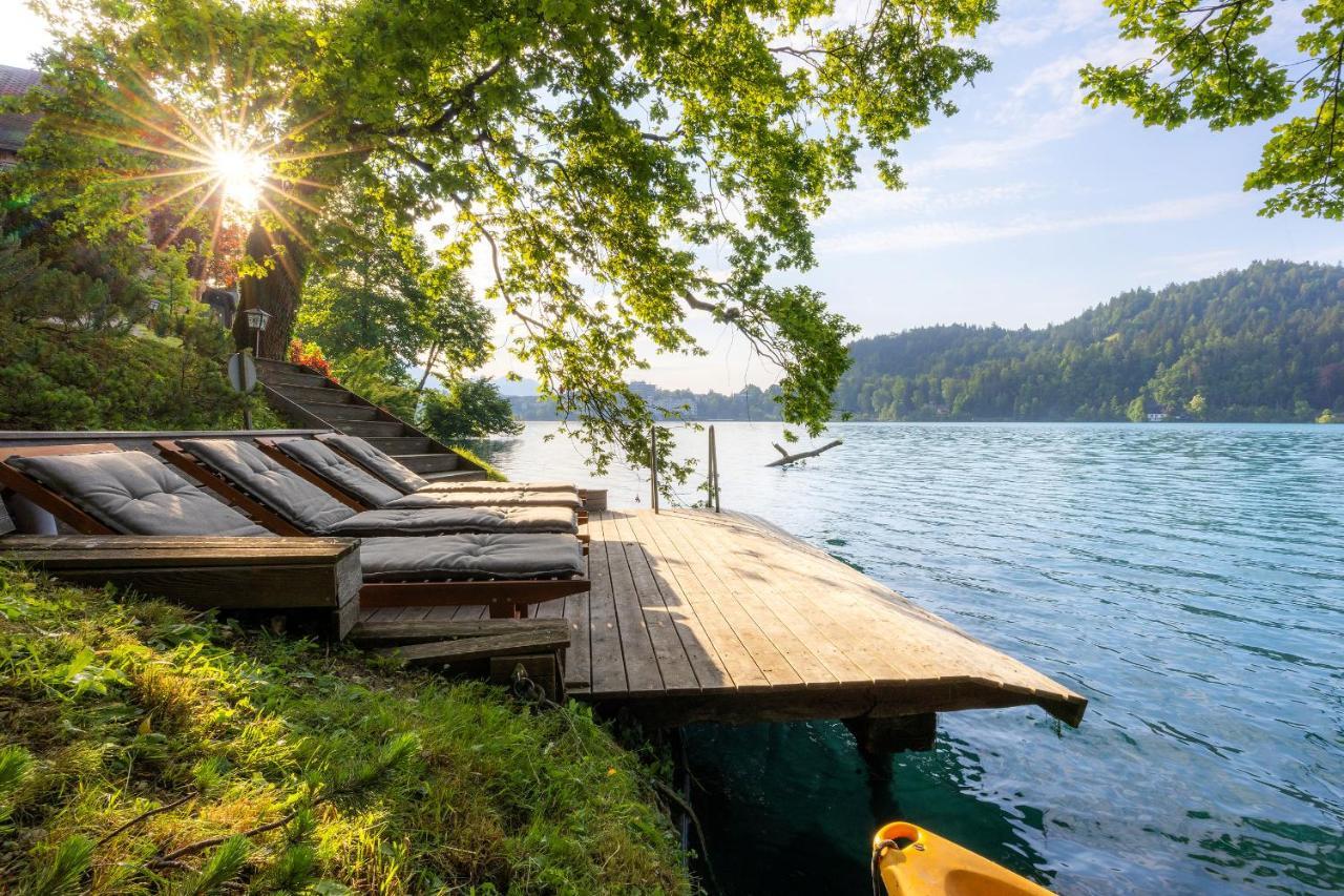 Private Beach House On Lake 블레드 외부 사진